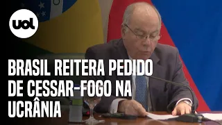 Lavrov no Brasil: Itamaraty reitera a chanceler russo pedido de cessar-fogo na Ucrânia