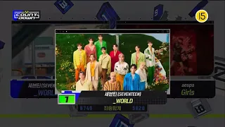 220804 SEVENTEEN “_World” 5TH WIN | MCOUNTDOWN TODAY’s WINNER