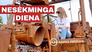 SUDEGĖ TRAKTORIUS || AGRO REIDAS