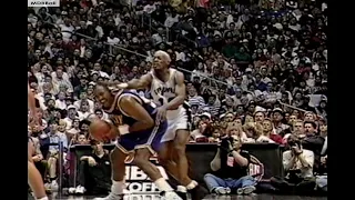 NBA On NBC - Karl Malone Battles Dennis Rodman! Jazz @ Spurs 1994 Playoffs G2