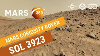 Mars 360: NASA's Mars Curiosity Rover - Sol 3923 (360video 8K)