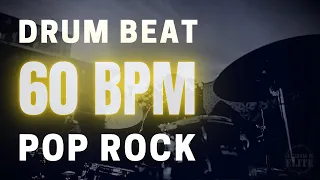 60 BPM | Pop Rock Drum Beat | 10 Minute Backing Track