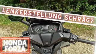 Honda Forza - Lenkerstellung schräg? | Ganz ohne Werkzeug das Problem selbst beseitigen!