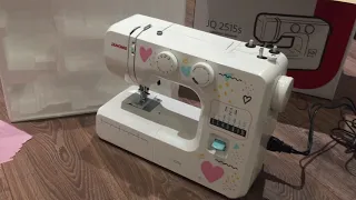 Обзор швейная машинка JANOME JQ2515s от Rozetka