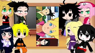 Sala do naruto shippuden reagindo aos seus Shipps e filhos -BoruSara-