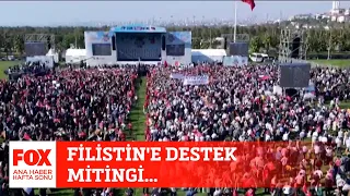 Filistin'e destek mitingi... 15 Ekim 2023 Gülbin Tosun ile FOX Ana Haber Hafta Sonu