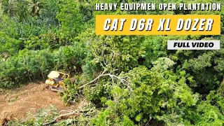 The Excellent Operator Skills Caterpillar D6R XL Bulldozer Clean and Widening Plantation Full Video