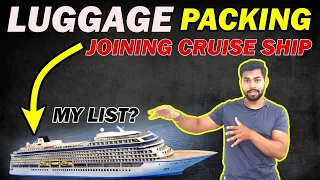 Luggage Packing for Cruise Ship Joining | Complete Guide