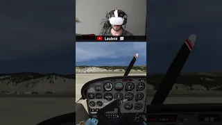 Starting a Cessna 172 in VR is Awesome! #shorts