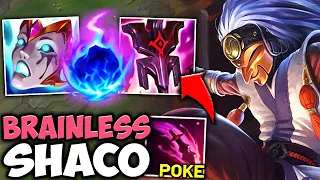 TURN OFF YOUR BRAIN WITH AP SHACO SUPPORT! | Pink Ward Shaco