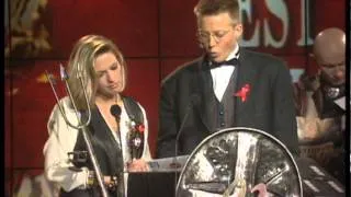 Take That win British Single presented by Simon Mayo & Jackie Bramble | BRIT Awards 1993