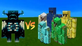 Warden vs Extra Golems 😱 / Who Will Win?