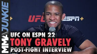 Win for Tony Gravely 'even more special' due to effective striking | UFC on ESPN 22