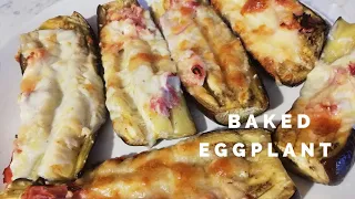 Stuffed Baked Eggplant Recipe