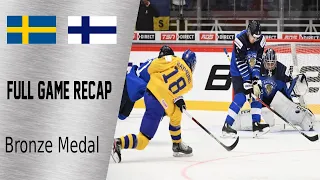 Sweden vs Finland Bronze Medal game Highlights | January 5th, WJC 2020