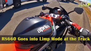 2020 Aprilia RS660 Breaks Down at a Track Day | Limp Mode Activated👎