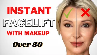 Over 50? Get an Instant Facelift with THIS Makeup Trick!