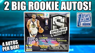 TWO BIG ROOKIE AUTOS! | 2021-22 Panini Spectra NBA 1st off the Line Box Review