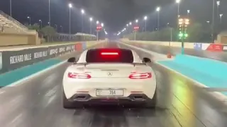 World record 1/4 mile 9.308 sek  Mercedes-AMG gts GAD-motors