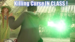 Professors Reaction to using Avada Kedavra in Class - Hogwarts Legacy