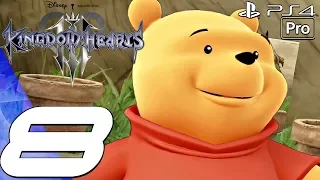 Kingdom Hearts 3 - English Walkthrough Part 8 - 100 Acre Wood (Full Game) PS4 PRO