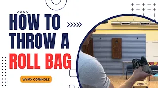 How to Throw a Roll Bag in Cornhole | Cornhole Throwing Technique w/ MX Cornhole