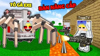 TÔ GÀ THỬ THÁCH 24H XÂY NHÀ AN TOÀN CHỐNG TÔ GÀ EXE BẢN NÂNG CẤP SIÊU MẠNH TRONG MINECRAFT*TÔ GÀ EXE