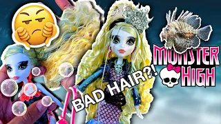 HER HAIR👎| Monster High Haunt Couture 🌊Lagoona Blue🐟 Unboxing+Review! @MonsterHigh