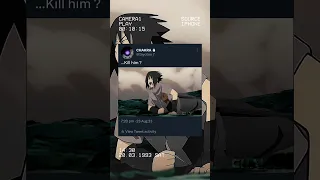 Did Sasuke become Madara's Selfie Stick ?