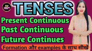 LEARN TENSES| Present,Past, Future continuous tenses| Grammar rules| Spoken English