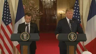 President Donald Trump, French Pres. Macron hold joint press conference | ABC News