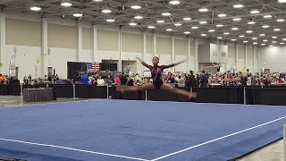 Talisa Noi at Level 7 on Floor at the Excalibar Meet at Virginia Beach  - 9.675. 1st Place AA.