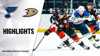 Blues @ Ducks 1/30/21 | NHL Highlights