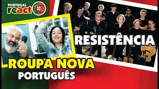 REACT 🇵🇹 - BANDA RESISTÊNCIA MANDA MUITO BEM (ROUPA NOVA PORTUGUÊS???)