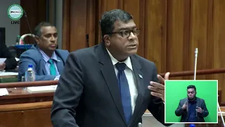 Fijian Minister for Agriculture delivers response to the 2021-2022 Revised Budget