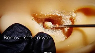 ASMR Wouldn’t it feel like this if your earwax were this fine? Visual Tingle Ear Cleaning No talking