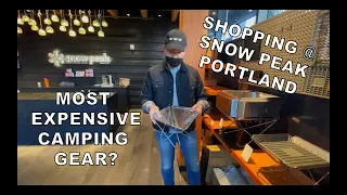 🛒💲 Shopping for camping gear 🤑 Snow Peak Flagship Store @ Portland 포틀랜드 스노우 피크 매장 방문기