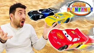 Flash McQueen dans le Jardin d’enfants. Vidéos pour enfants en français