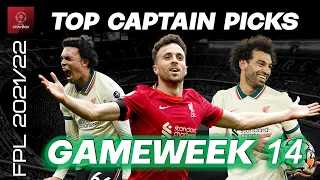 FPL GAMEWEEK 14 CAPTAIN PICKS  | Fantasy Premier League Tips 2021/22