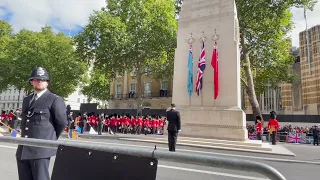 Two minutes of silence tribute at the state funeral of Britain's Queen Elizabeth ii