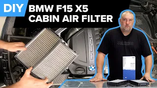 BMW X5 Cabin Air Filter Replacement DIY (2014-2018 BMW F15 X5, F16 X6)