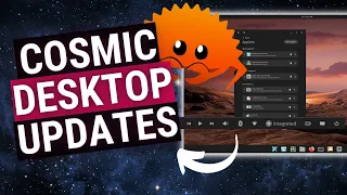 RUST Cosmic Desktop with Major Updates - Custom Applets?