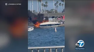 2 killed, 3 injured in Long Beach boat fire, authorities say