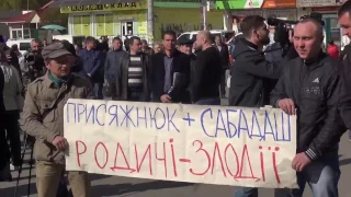 Жители Василькова ждут прибытия  М.Саакашвили в Васильков.