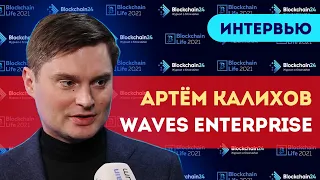 Артём Калихов (Waves Enterprise): Государство Активно Пробует Блокчейн. Форум Blockchain Life 2021