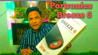 Portronics Breeze 6 Wireless Speaker with RGB Lights //