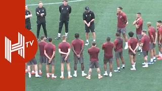 Liverpool train in Madrid ahead of Champions League final!