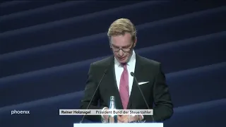 Festreden Holznagel und Merkel zu 70 Jahre Bund der Steuerzahler (10.09.19)