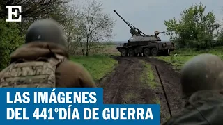 El momento en el que varios soldados de Ucrania son atacados por los militares de Rusia | EL PAÍS