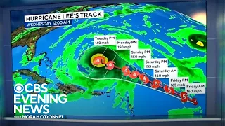 Hurricane Lee intensifies into Category 4 storm